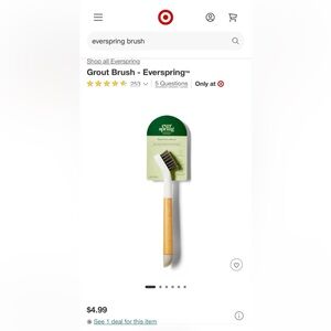 Eco Friendly Everspring Dish Brush with Wooden Handle